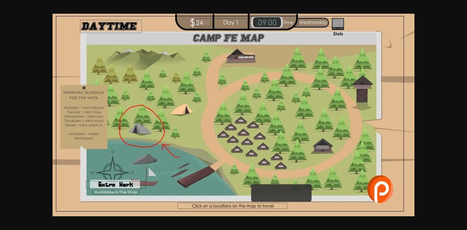 Flash Abandoned Camp Fe [v0.62] [WhiteGambit] | Free Adult Games