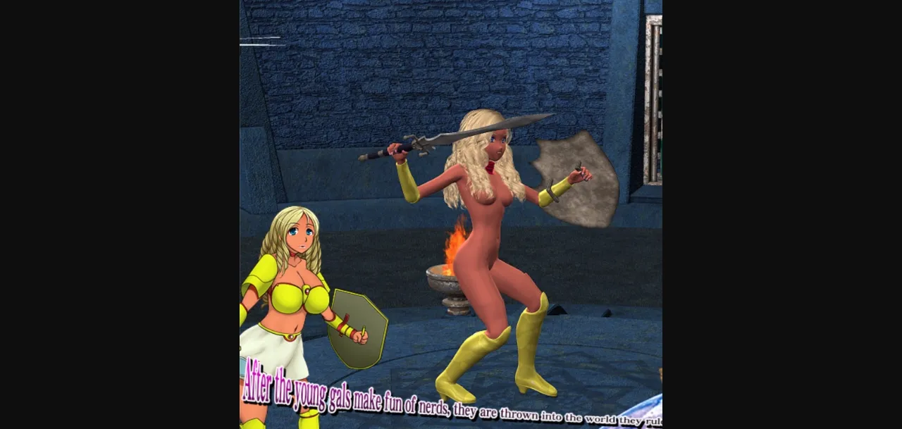 Flash Completed After the gals make fun of nerds, they are thrown into the world where they rule [Final] [Aphrodite] | Free Adult Games