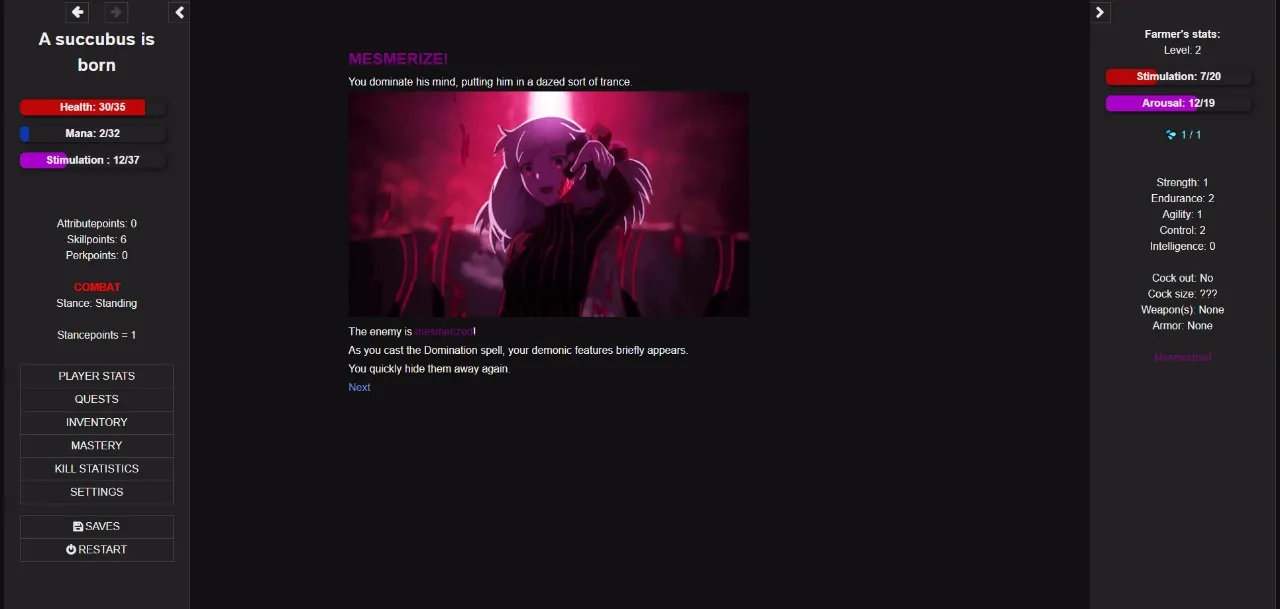 HTML A Succubus Is Born [v0.3.16] [DrunkSuccubus] | Free Adult Games