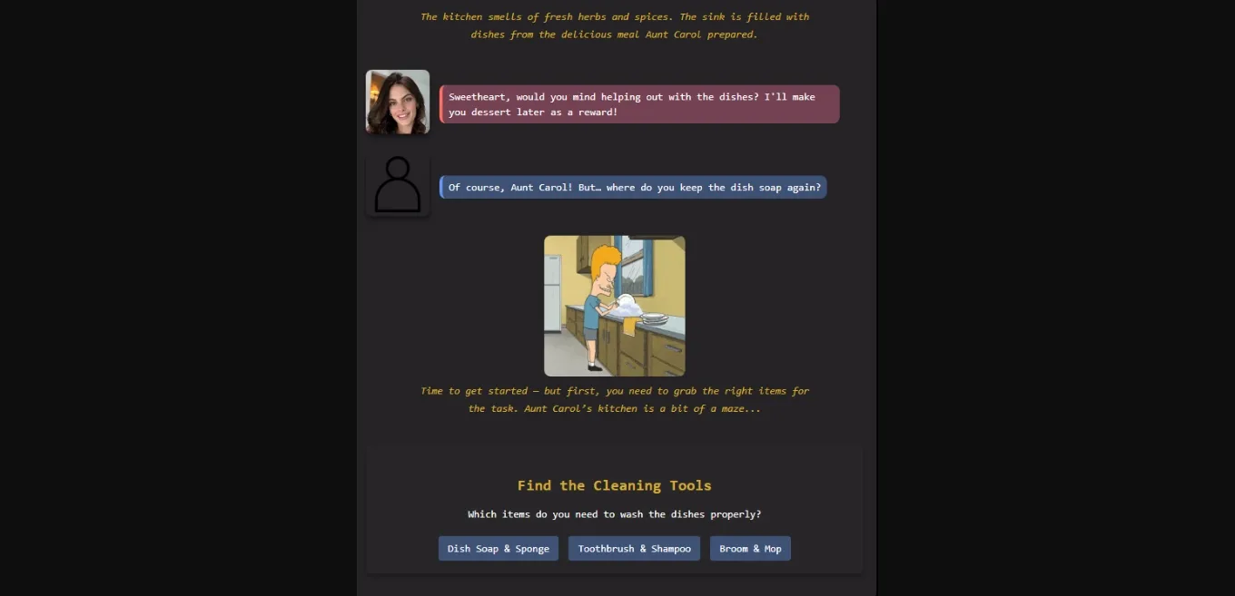 HTML A Weekend with Aunt Carol [v0.2] [ChromaK] | Free Adult Games