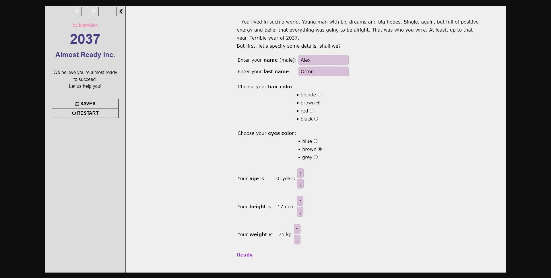 HTML Abandoned 2037 - Almost ready, Inc. [v0.9.6] [MadAlice] | Free Adult Games