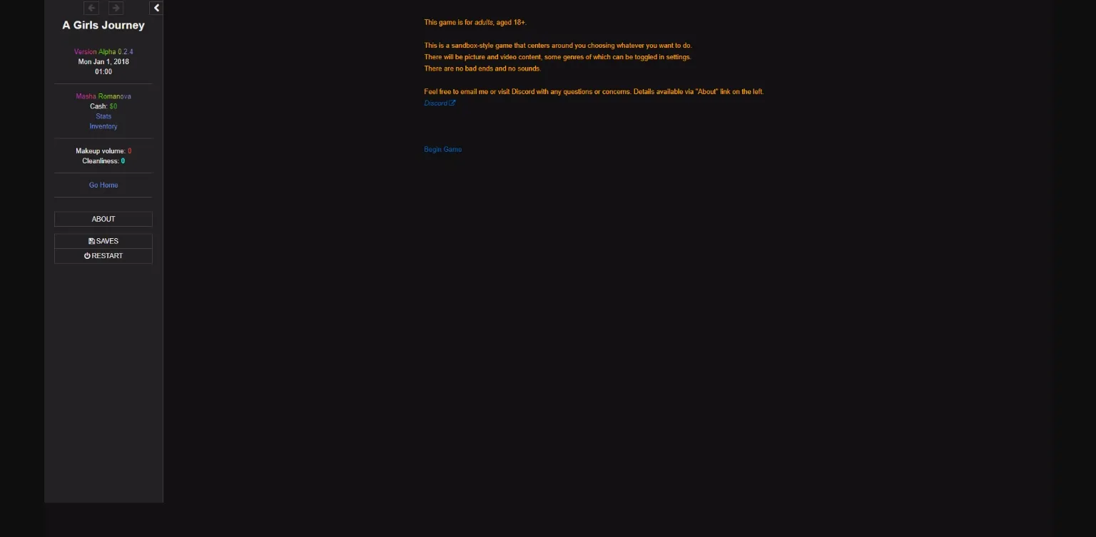 HTML Abandoned A Girl's Journey [v0.2.4] [Alyonsa] | Free Adult Games