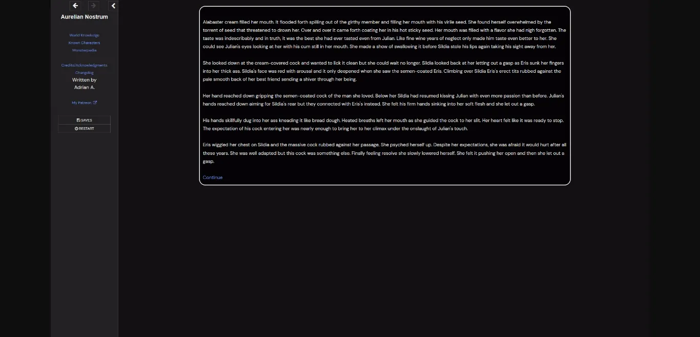 HTML Abandoned Aurelian Nostrum [v2.2.0] | Free Adult Games