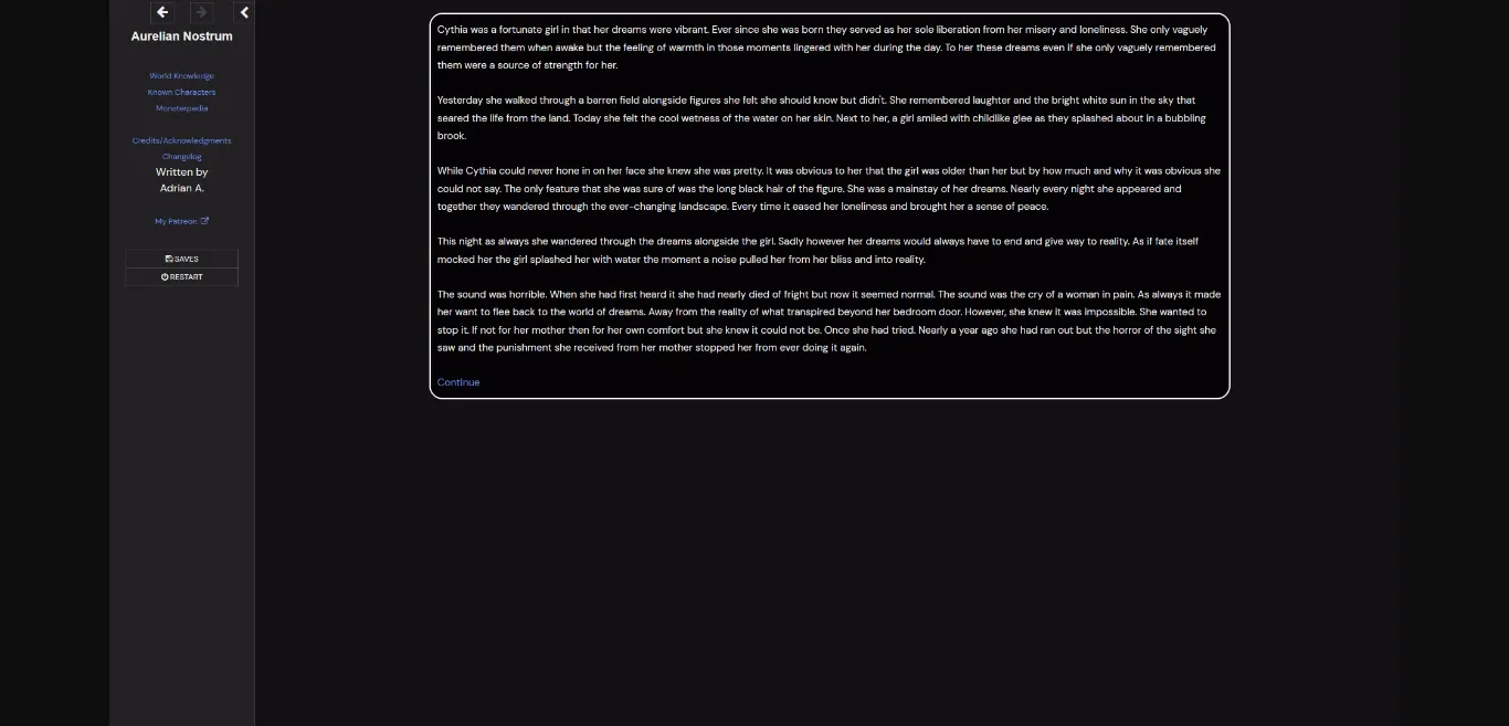 HTML Abandoned Aurelian Nostrum [v2.2.0] | Free Adult Games