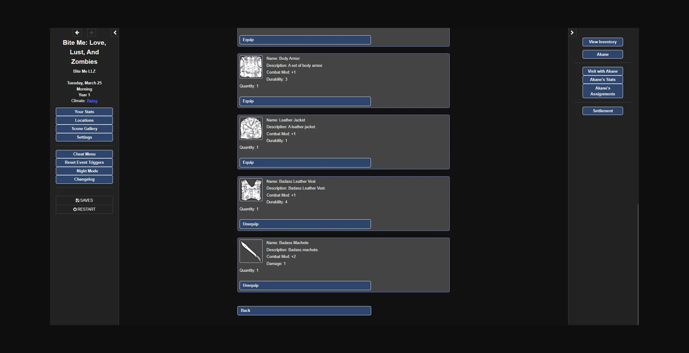 HTML Abandoned Bite Me - Love, Lust, and Zombies [vA13 Cheat] [Bite Me LLZ] | Free Adult Games
