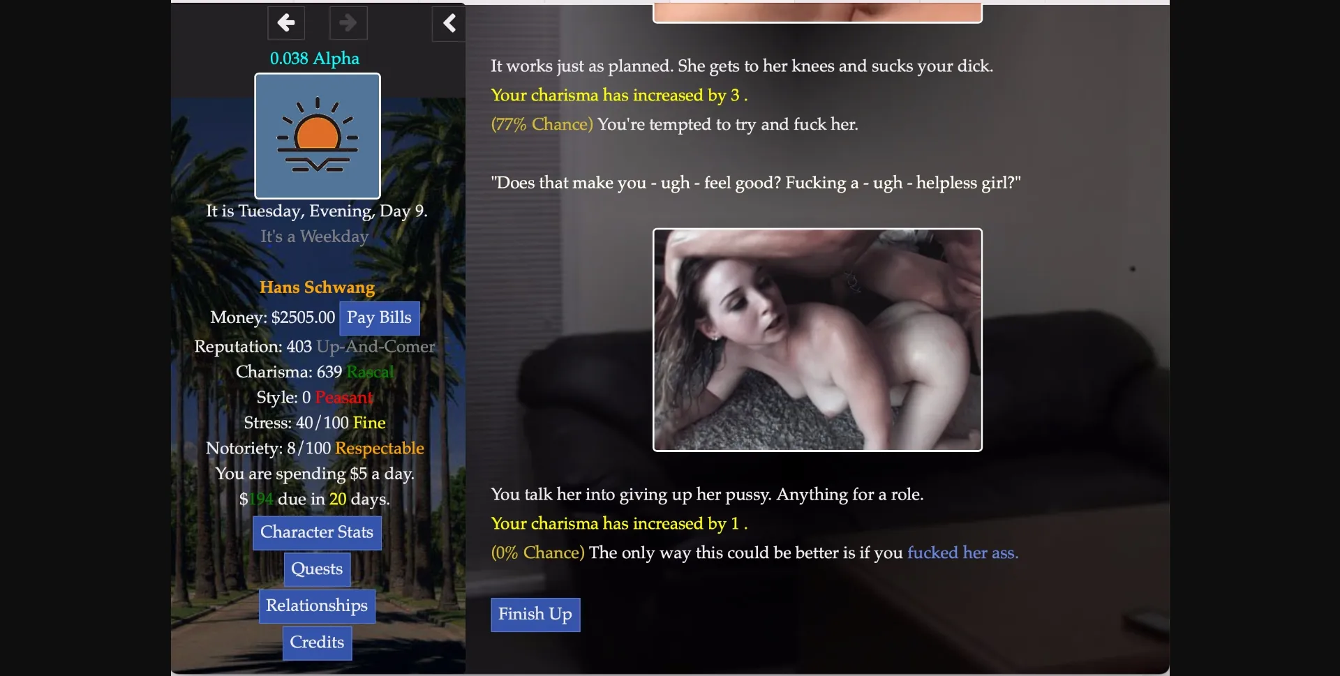 HTML Abandoned Casting Director [v0.041 Alpha] [Old Dirty Dog] | Free Adult Games