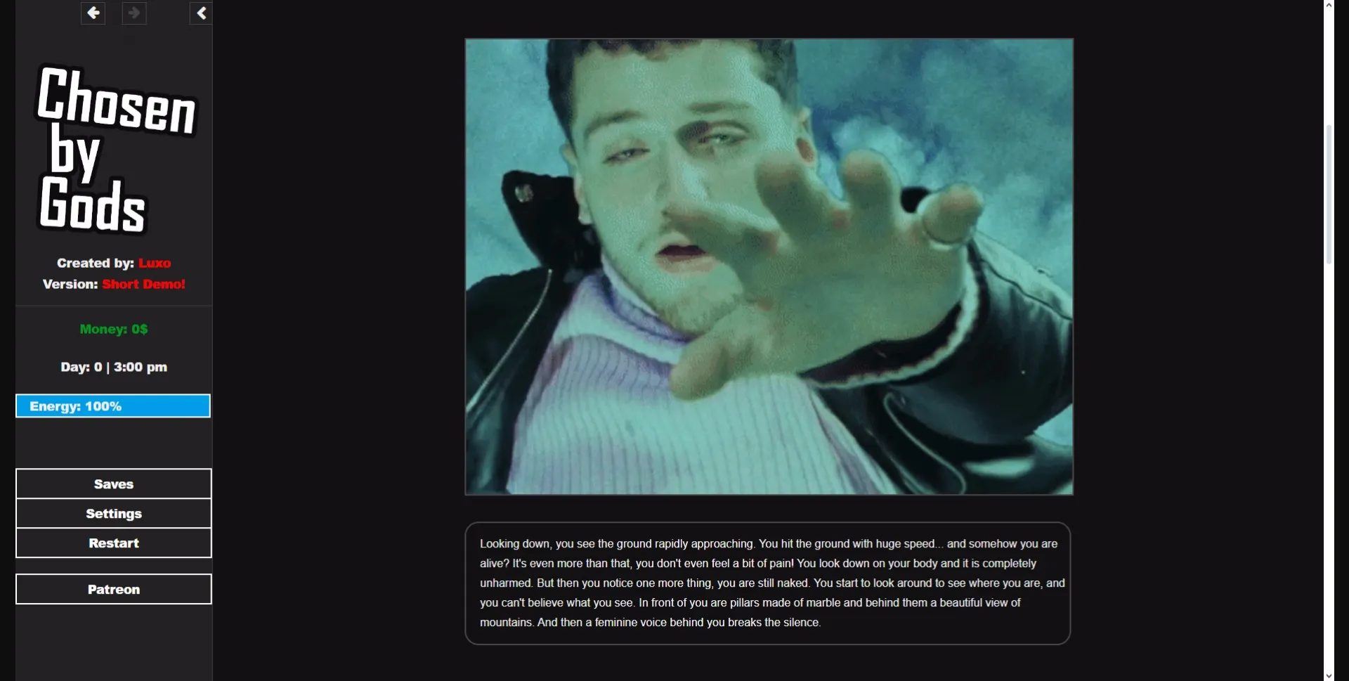 HTML Abandoned Chosen by Gods [v0.5 Alpha] [Luxo] | Free Adult Games