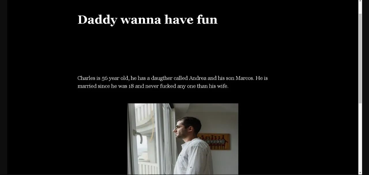 HTML Abandoned Daddy Wanna Have Fun [Demo] [Storyteling XXX] | Free Adult Games
