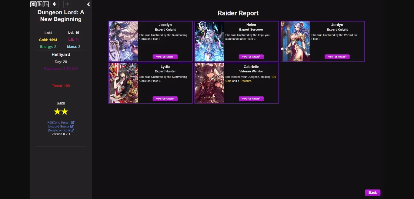 HTML Abandoned Dungeon Lord  A New Beginning [v0.2.2] [Dungeon Gaming] | Free Adult Games