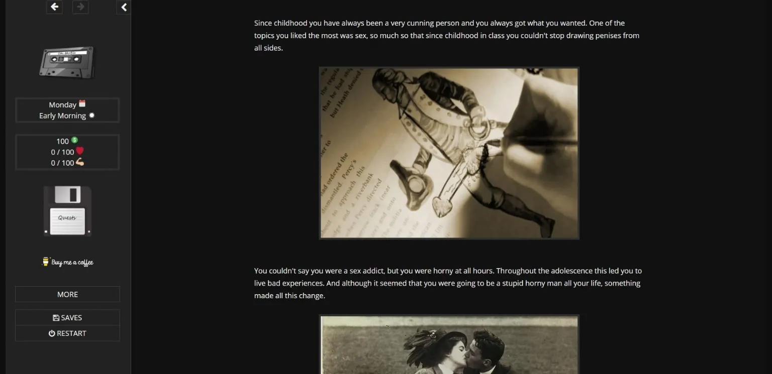 HTML Abandoned Elder Adventures [v0.1] [Oveth] | Free Adult Games