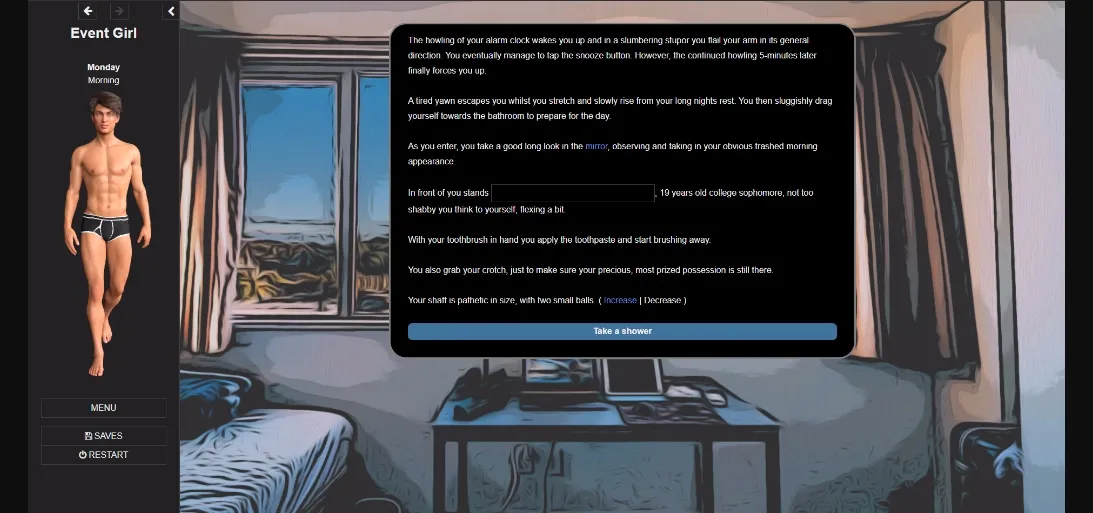 HTML Abandoned Event Girl [v0.21.0 Public] [Sylen] | Free Adult Games
