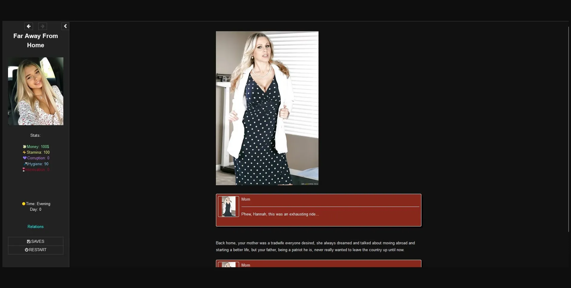 HTML Abandoned Far Away from Home [v0.0.2 Alpha] [Krcag] | Free Adult Games