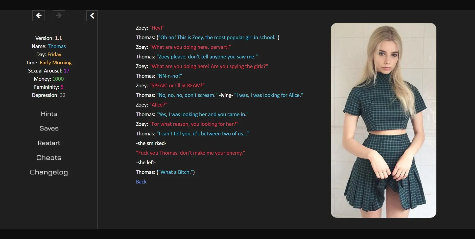 HTML Abandoned Femboy Remake [v1.10.0] [schooledsis] | Free Adult Games