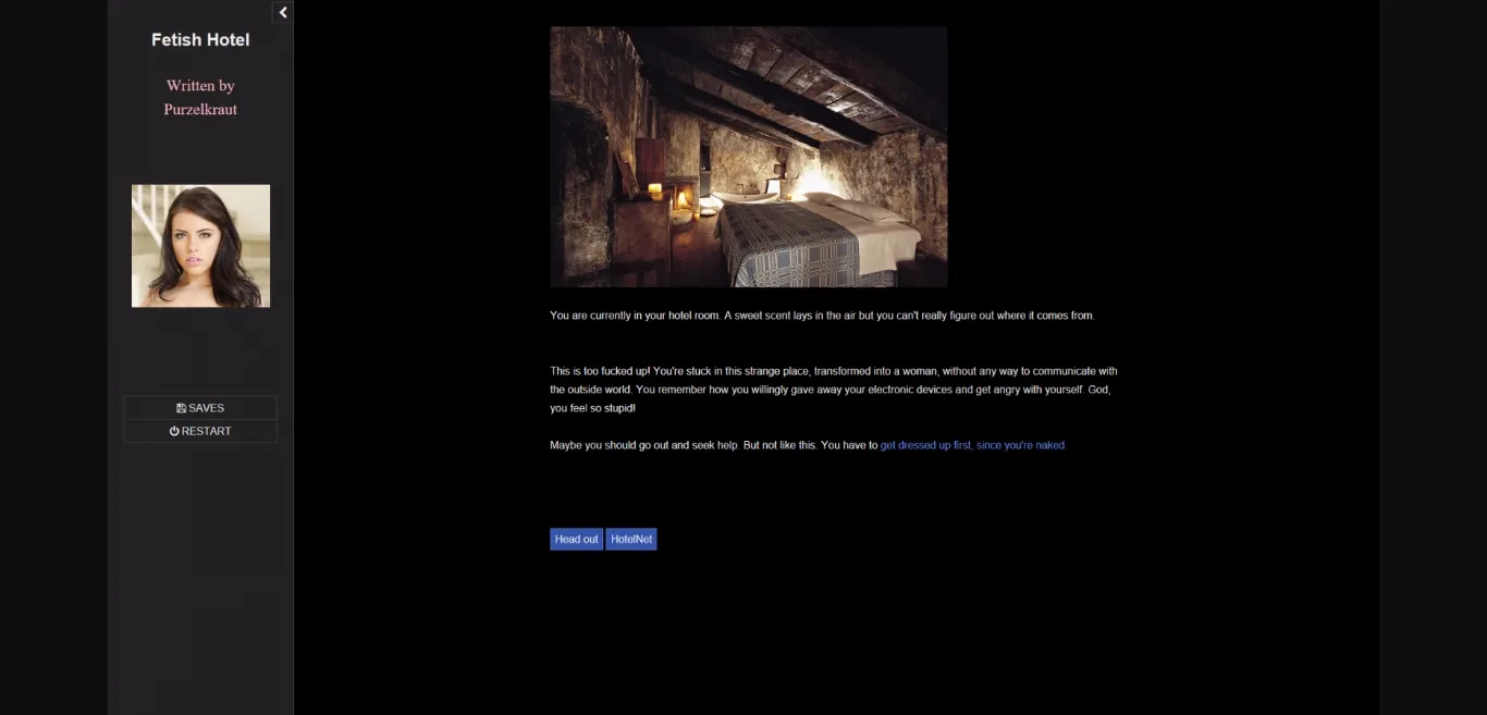 HTML Abandoned Fetish Hotel [v0.5.7.3] [Purzelkraut] | Free Adult Games