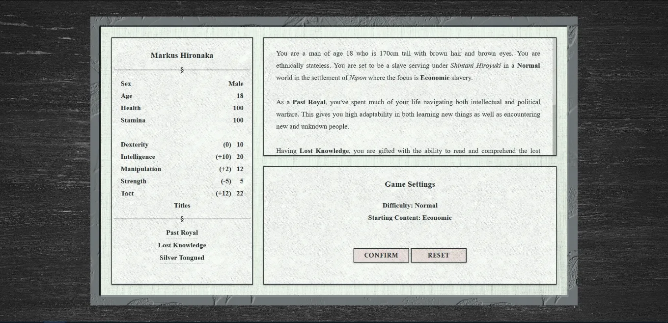 HTML Abandoned Free Cities  Origins [v0.0.2.2.7] [Mimus Studios] | Free Adult Games