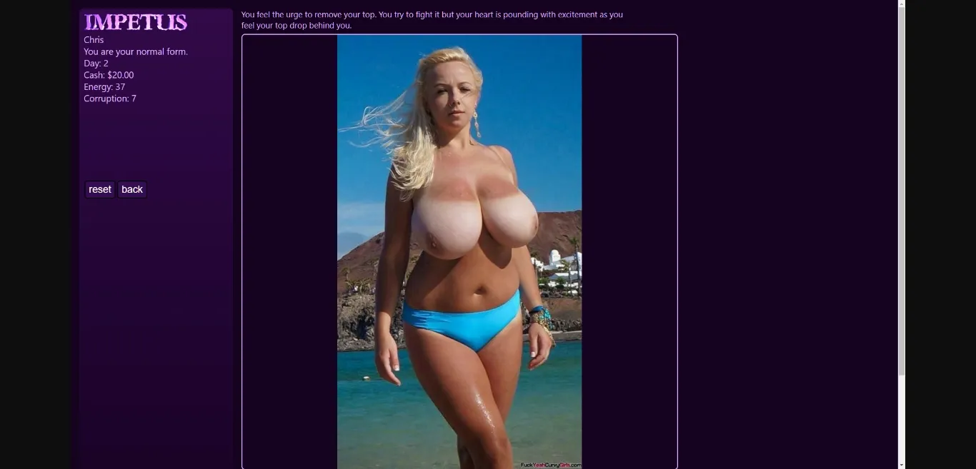 HTML Abandoned Impetus [v1.05] [Ziztazlut] | Free Adult Games