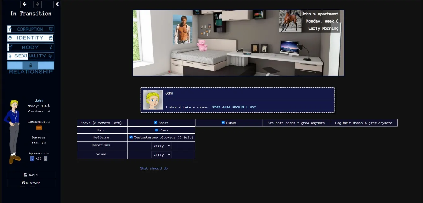 HTML Abandoned In Transition [v0.4.1] [lovesky] | Free Adult Games