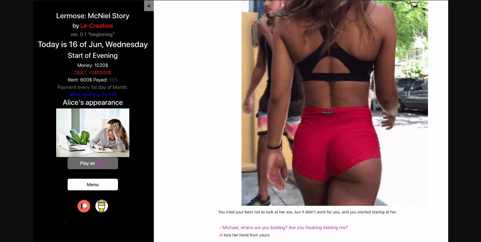 HTML Abandoned Lermose  McNiel Story [v0.1.2] [LeCreatore] | Free Adult Games