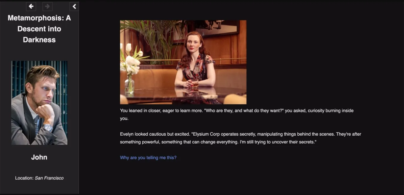 HTML Abandoned Metamorphosis  A Descent into Darkness [v0.3.0] [jalba] | Free Adult Games