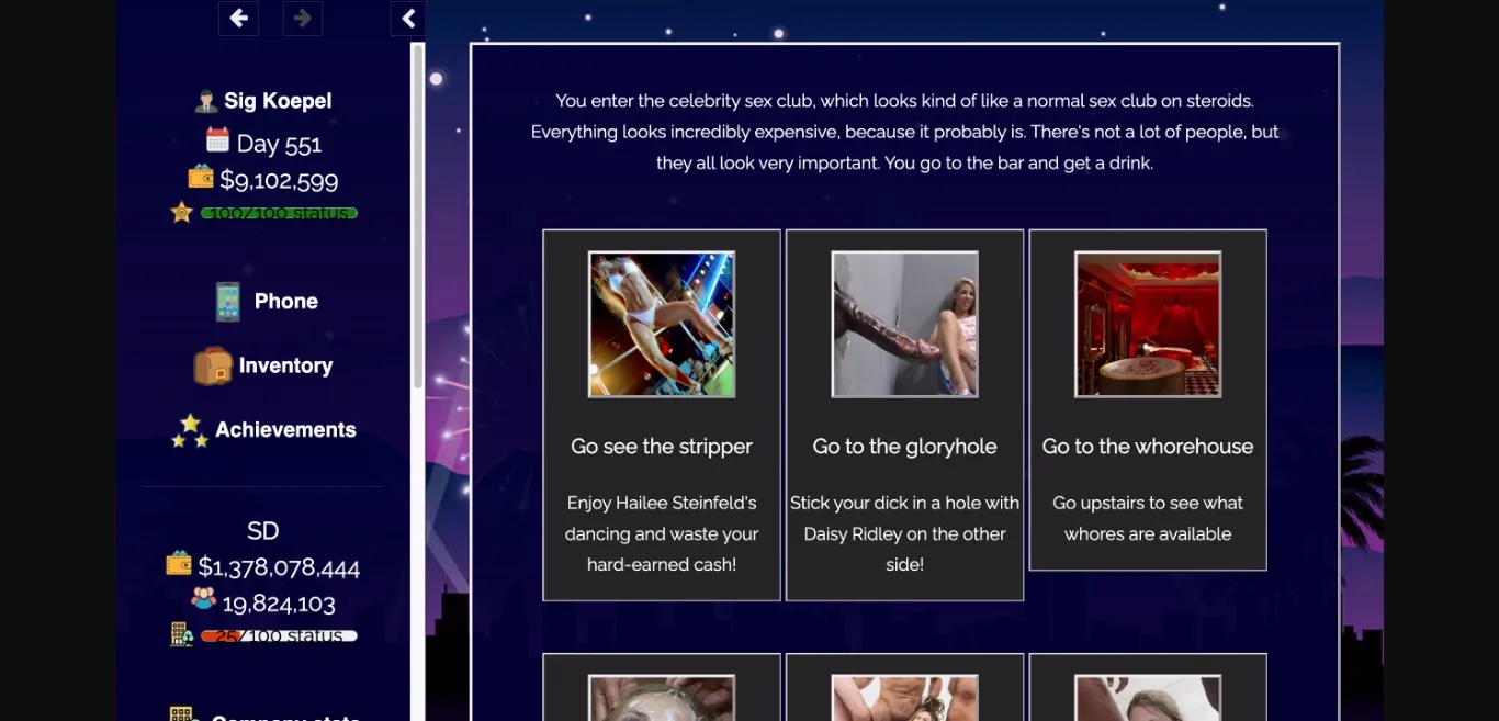 HTML Abandoned Miss_Adventures in Hollywood [v0.7.0.1] [Verkniptegeest] | Free Adult Games