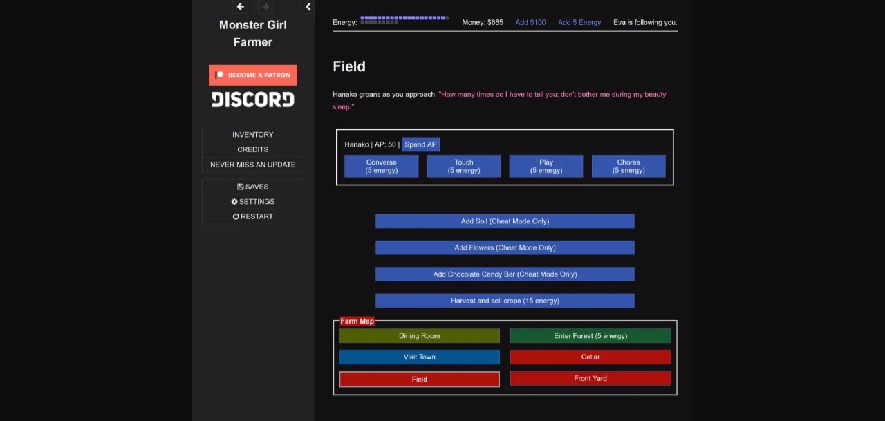 HTML Abandoned Monster Girl Farmer [Demo] [Bawdy Ink Slinger] | Free Adult Games