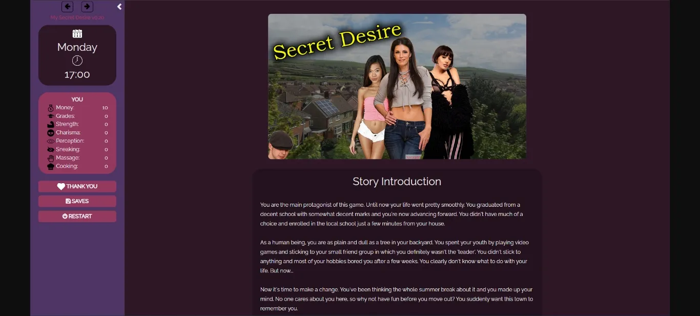 HTML Abandoned My Secret Desire [v0.20] [plawy] | Free Adult Games