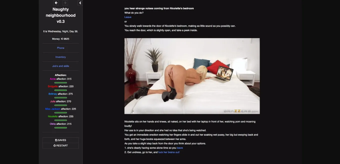 HTML Abandoned Naughty Neighbourhood [Build 7][Drmmrt] | Free Adult Games