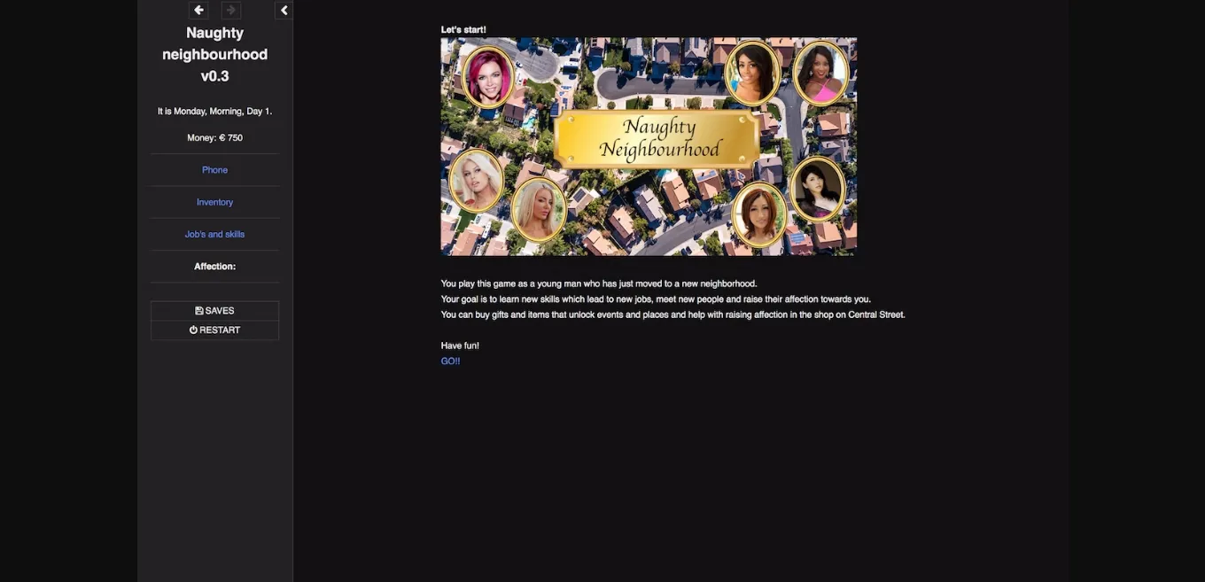 HTML Abandoned Naughty Neighbourhood [Build 7][Drmmrt] | Free Adult Games