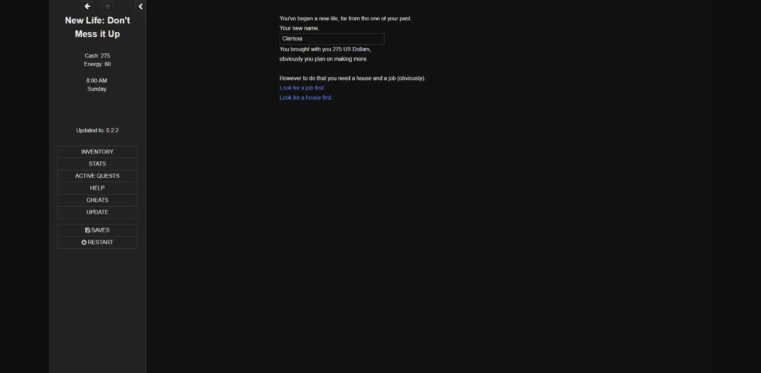 HTML Abandoned New Life - Don't Mess it Up [v0.3.1] [Bpy] | Free Adult Games