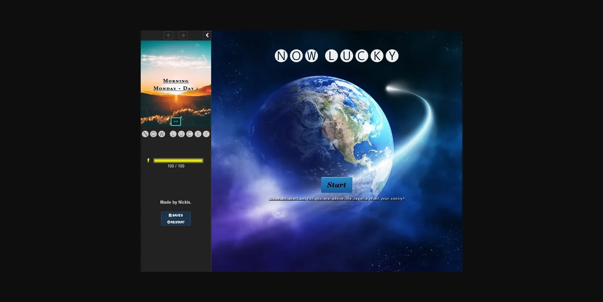 HTML Abandoned Now Lucky [v0.1b] [Nickis] | Free Adult Games