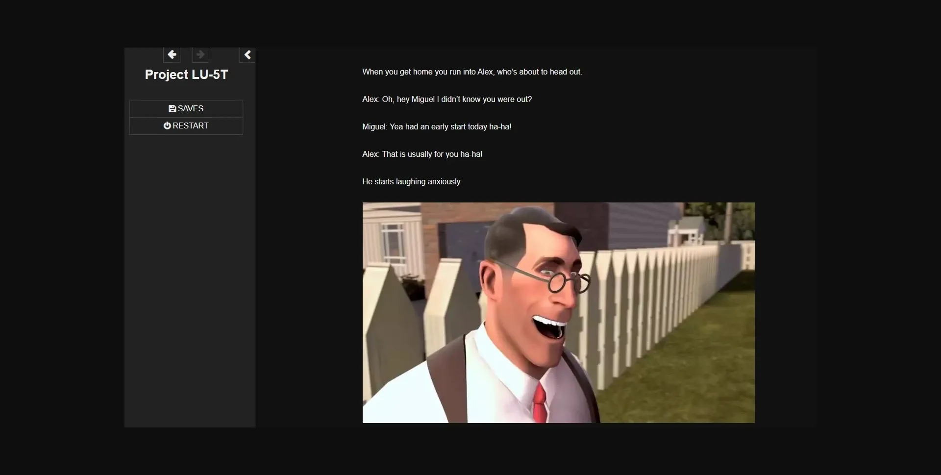 HTML Abandoned Project LU-5T [v0.2] [Revan Gaming] | Free Adult Games