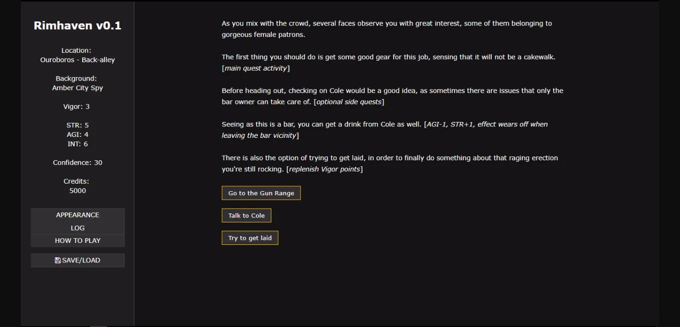 HTML Abandoned Rimhaven [v0.4] [Kroximer] | Free Adult Games