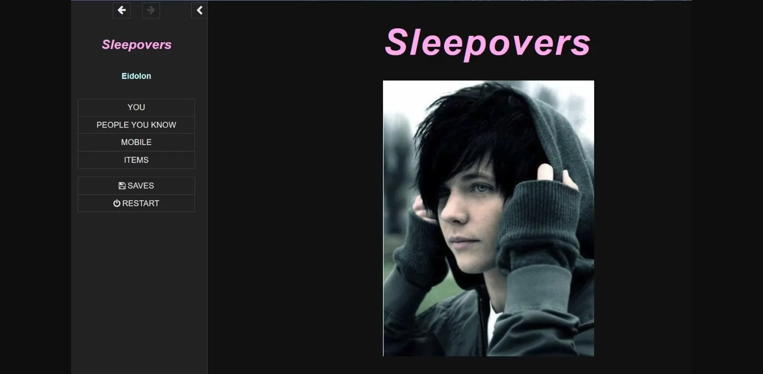 HTML Abandoned Sleepovers [v1.09] [Eidolon] | Free Adult Games