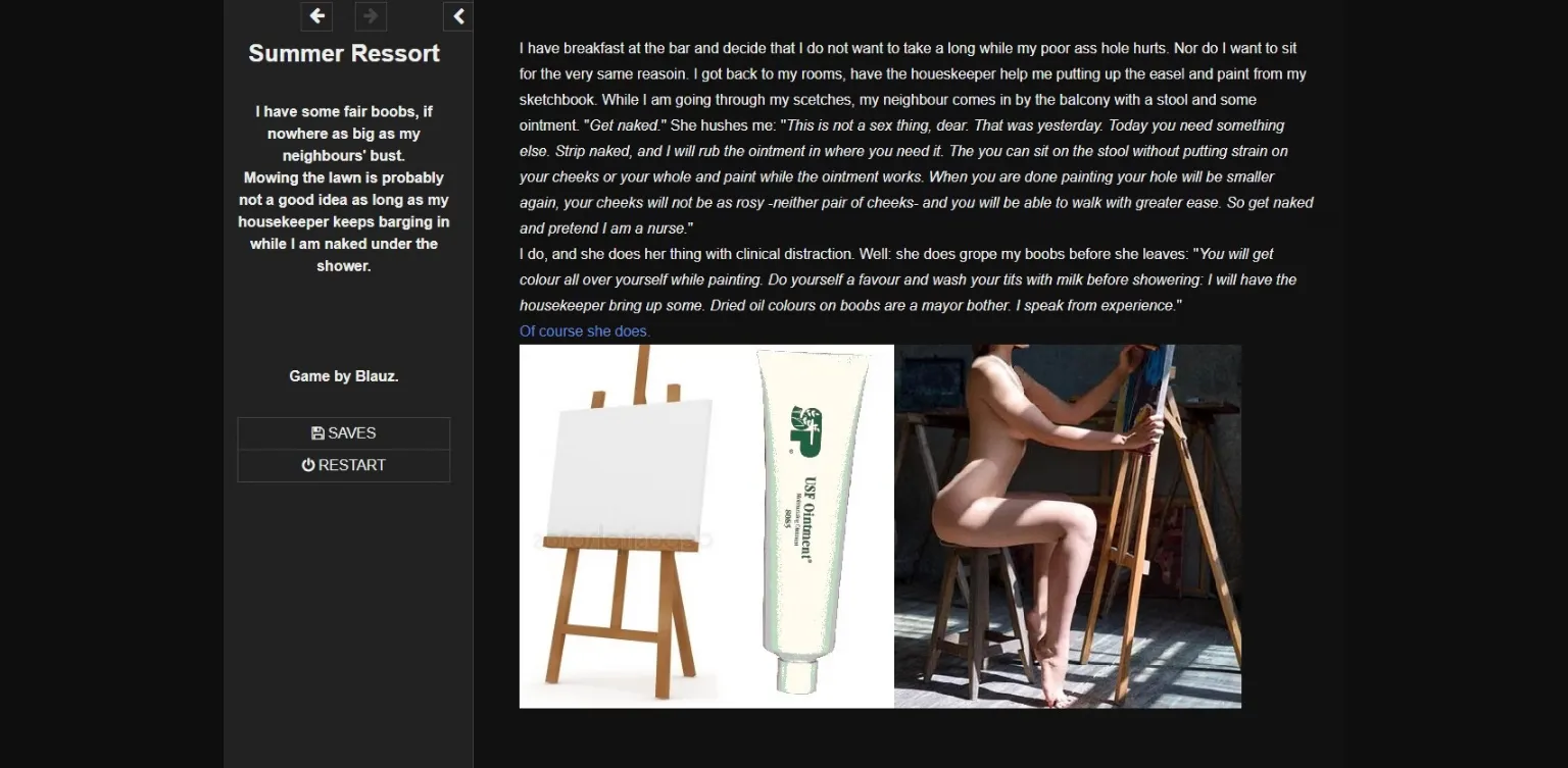 HTML Abandoned Summer Resort [v0.03] [Blauz] | Free Adult Games