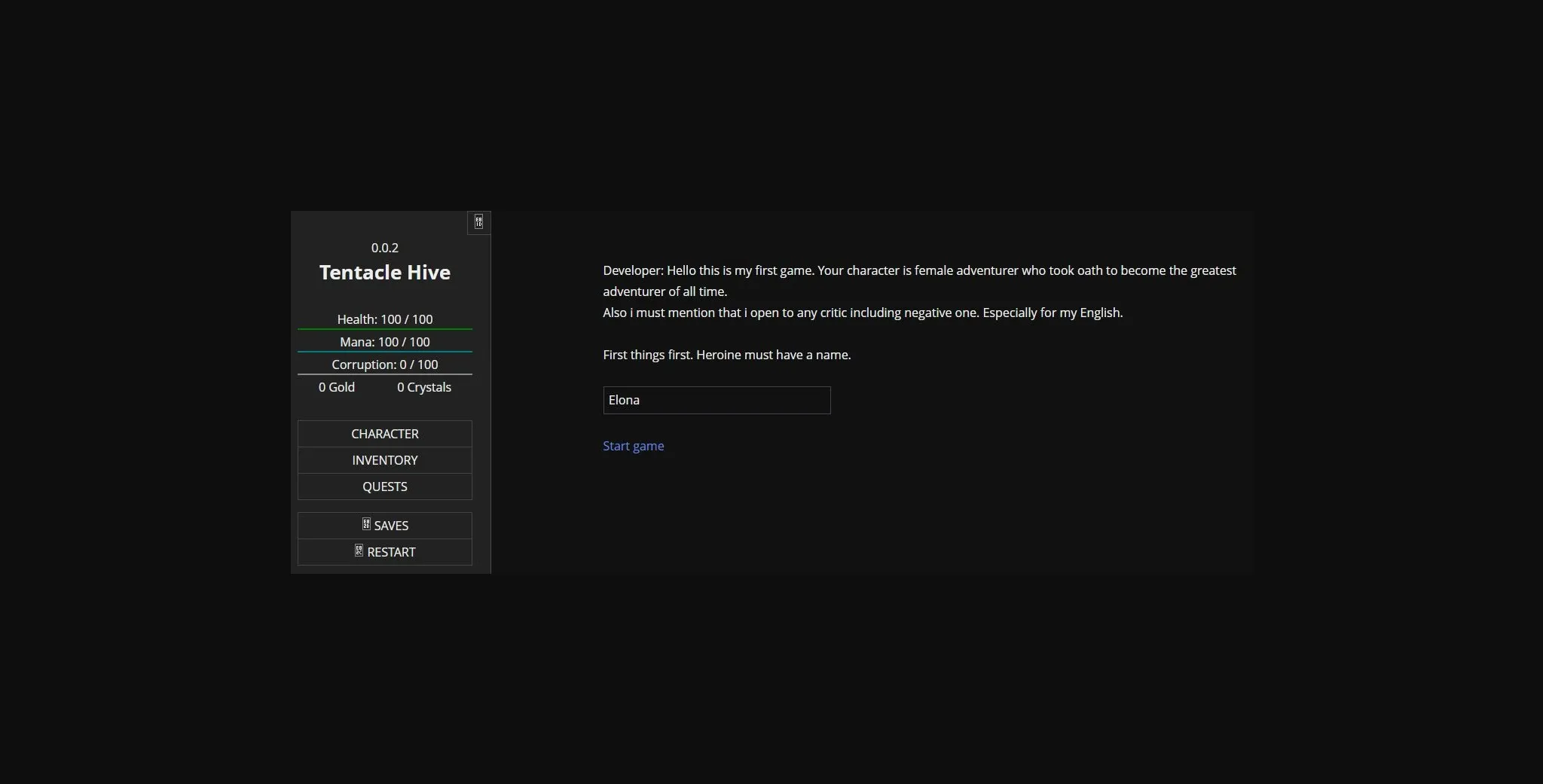 HTML Abandoned Tentacle Hive [v0.2.1-r3] [Darvlinig] | Free Adult Games