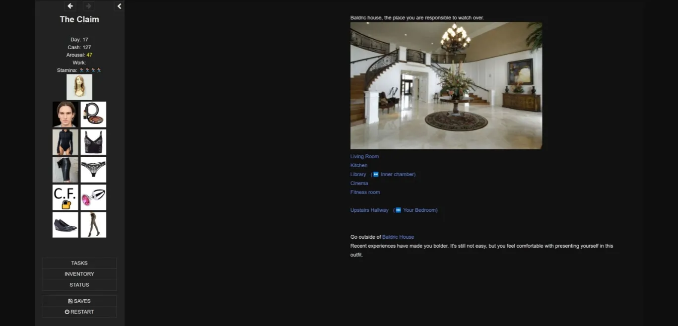 HTML Abandoned The Claim [v0.13.1] [yeomanR] | Free Adult Games
