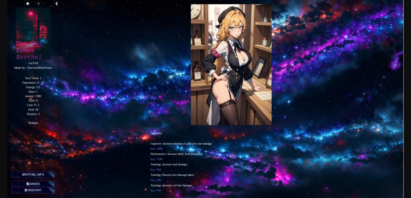 HTML Abandoned The End Times Brothel [v0.07] [TheGrayWhiteNoise] | Free Adult Games