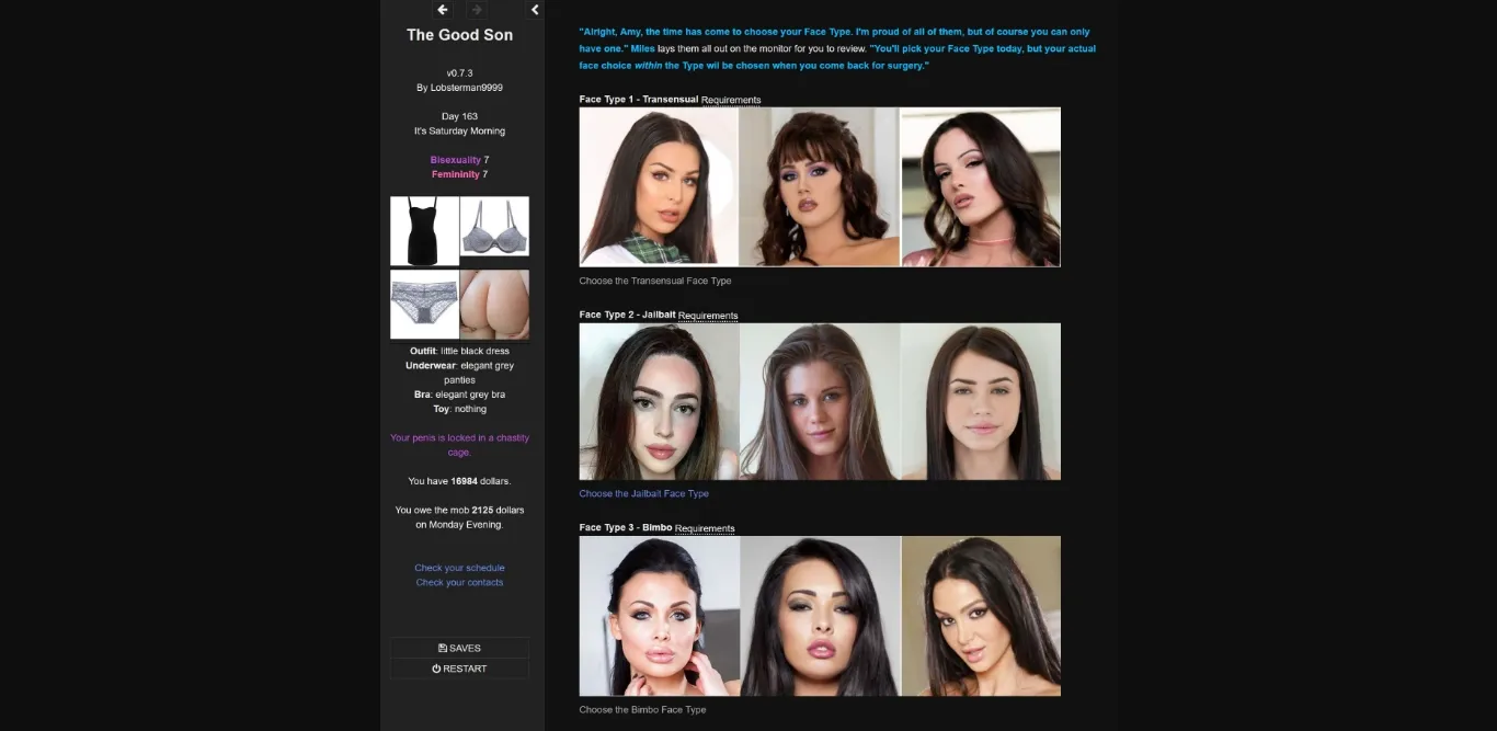 HTML Abandoned The Good Son [v0.9.2] [Lobsterman9999] | Free Adult Games