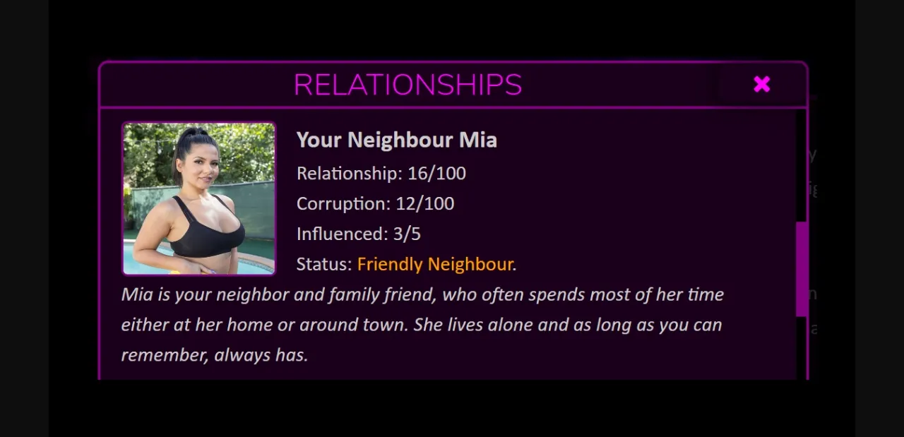 HTML Abandoned The Influence [v0.12] [MrNovaX] | Free Adult Games