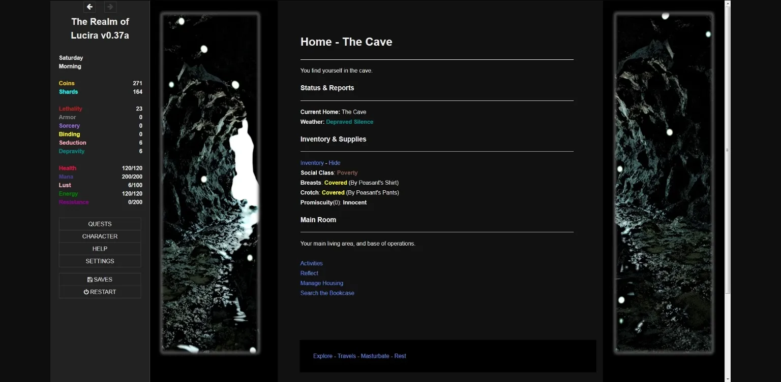 HTML Abandoned The Realm of Lucira [v0.45c] [Sylen] | Free Adult Games