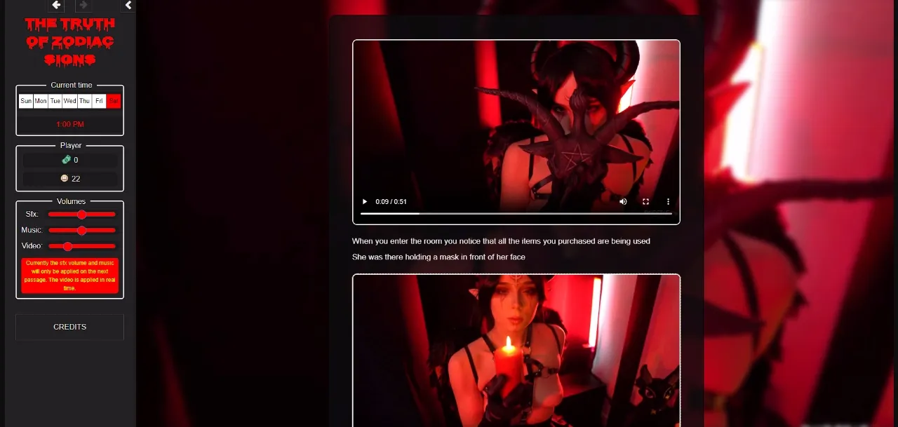 HTML Abandoned The Truth of Zodiac Signs [v0.1.1] [hornym] | Free Adult Games