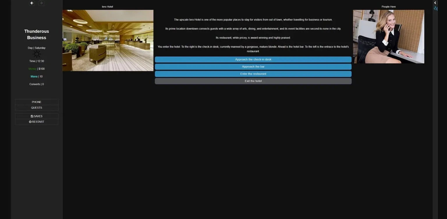 HTML Abandoned Thunderous Business [v0.3.4.2] [Bawdy Baron] | Free Adult Games