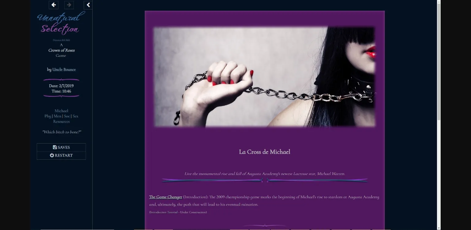 HTML Abandoned Unnatural Selection [v0.0.410 Public] [Uncle Bounce] | Free Adult Games