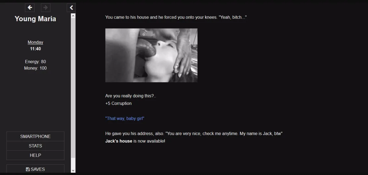 HTML Abandoned Young Maria [v2.2.7.0] [MilkyNail] | Free Adult Games