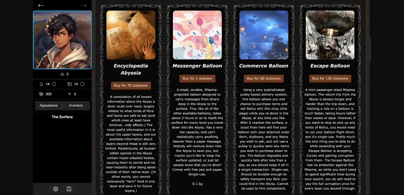 HTML Abyss Diver Interactive [v1.3.1d] [FloricSpacer] | Free Adult Games