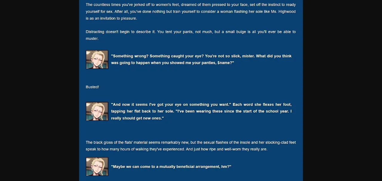 HTML Altered Vision [v0.23.10] [Caretaker Publishing] | Free Adult Games