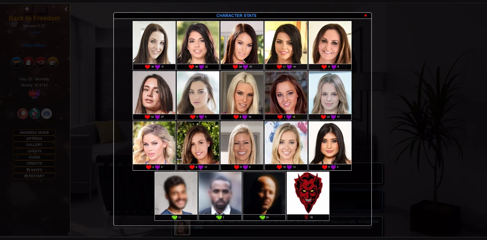 HTML Back to Freedom [v0.35] [Bald Games] | Free Adult Games