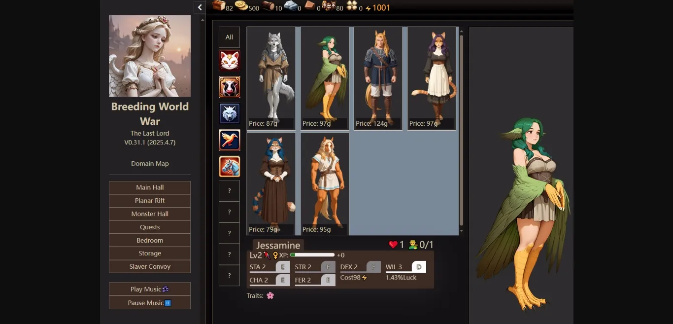 HTML Breeding World War - The Last Lord [v0.34.2][AxiomNova] | Free Adult Games