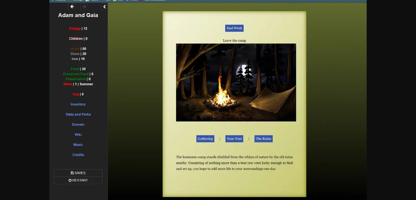 HTML Completed Adam and Gaia [v3.2] [Faldir] | Free Adult Games