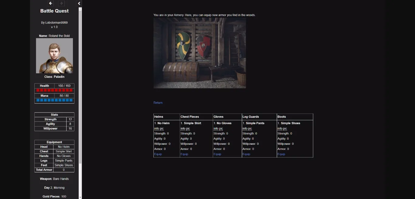 HTML Completed Battle Quest [v1.0.2] [lobsterman9999] | Free Adult Games